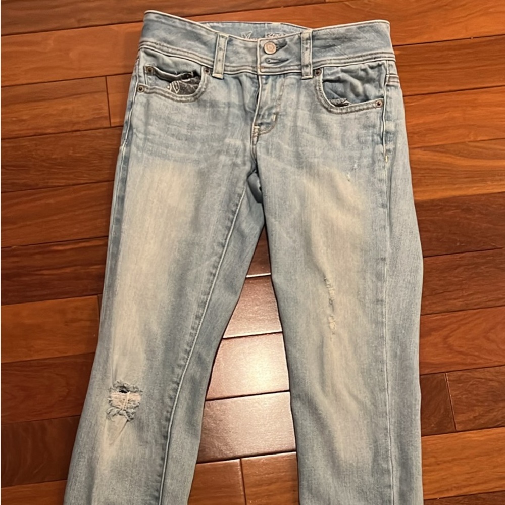 American Eagle Outfitters Light Blue Boot Cut Jeans